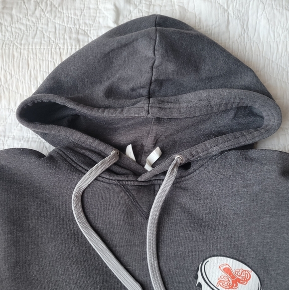 BOXING ROCK BREWING CO HOODIE SHELBURNE NOVA SCOTIA GRAY UNISEX SMALL - Picture 3 of 7